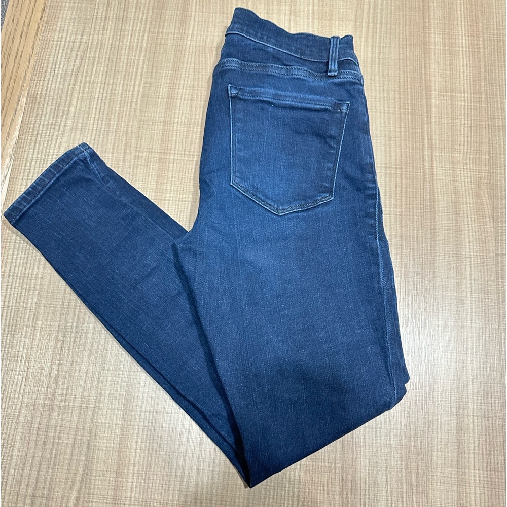 Frame Dark Blue Denim Le Skinny de Jeanne Corp size 28
